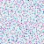 Stof Fabrics pamutvászon - Színes háromszögek fehér alapon - 4515-241