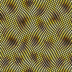   Stof Fabrics pamutvászon - Sárga-barna illúzió - 4515-283