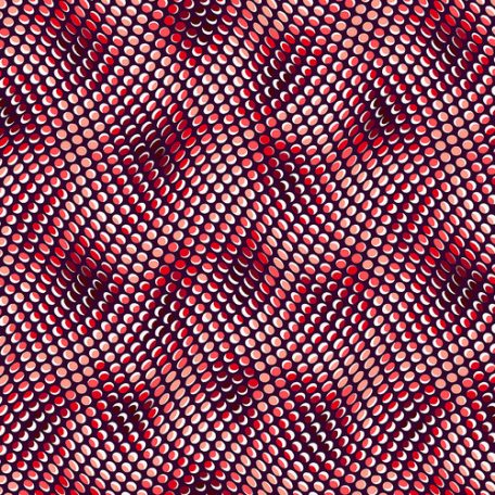 Stof Fabrics pamutvászon - Narancs-barna illúzió - 4515-284