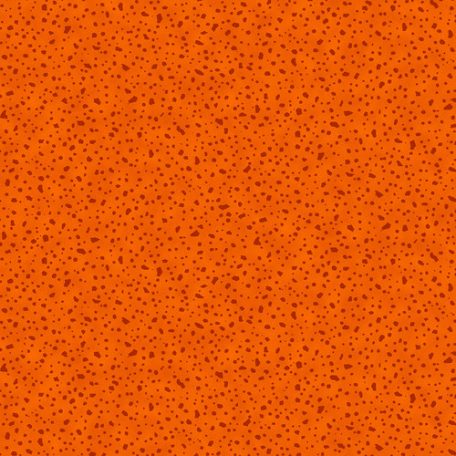 Stof Fabrics pamutvászon - Narancssárga - barna foltokkal - 4515-297