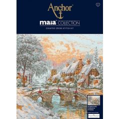   Anchor Maia Collection - Karácsony Cobblestoneban keresztszemes készlet - 01062