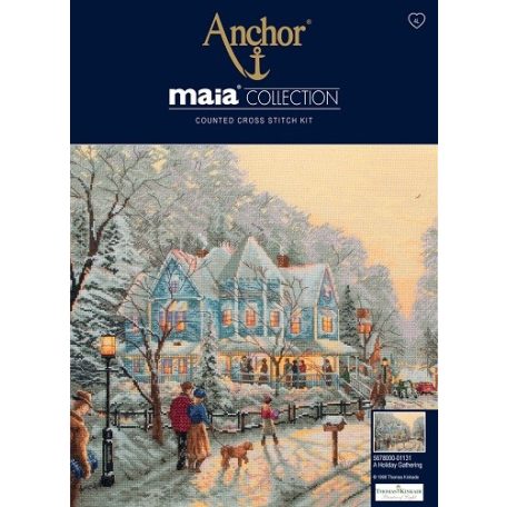 Anchor Maia Collection -Ünnepi összejövetel keresztszemes készlet - 01131