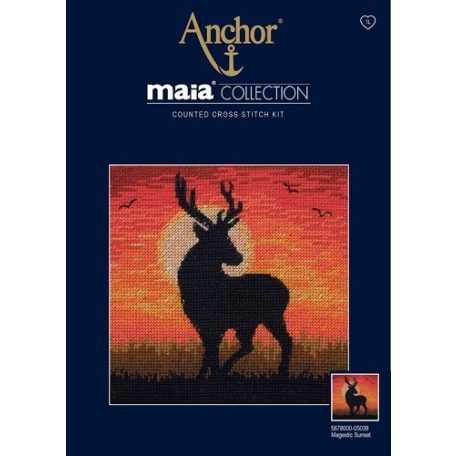 Anchor Maia Collection - Varázslatos naplemente keresztszemes készlet - 05039