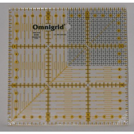 Omnigrid vonalzó foltvarráshoz - 15x15 cm - Prym_611306