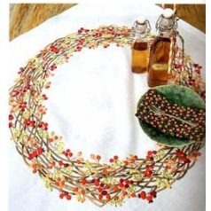   Rico előnyomott terítő készlet - Bogyós koszorú 68282.52.21