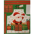 Makower kötény panel Mikulás mintával - 706MO