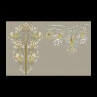 Thea Gouverneur - 784 - Hímzett udvari frakk