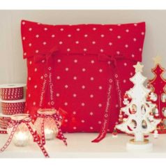   Rico karácsonyi párnahuzat, hímezhető szalaggal - 79226.52.78