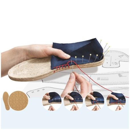 Espadrilles juta talp - Prym 975209 - 45-ös