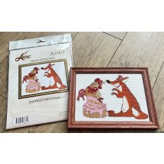   Aine keresztszemes készlet - Legboldogabb születésnap  - A1007