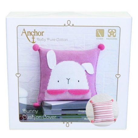 Anchor horgoló kit - Nyuszi párna - A28C003-09065