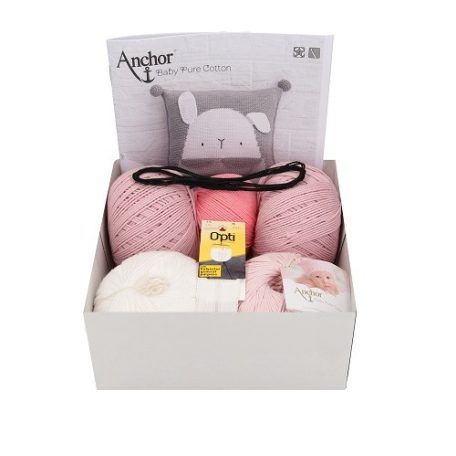 Anchor horgoló kit - Nyuszi párna - A28C003-09065