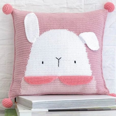Anchor horgoló kit - Nyuszi párna - A28C003-09065