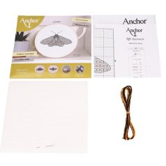   Anchor Blackwork kollekció - Geometrikus minta - Lepke - ABW0002