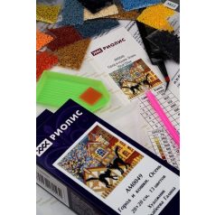 Riolis Diamond Mosaic készlet - Őszi cicák - AM0049