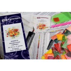 Riolis Diamond Mosaic készlet - Gerberák - AM0054