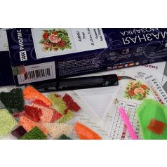 Riolis Diamond Mosaic készlet - Rózsák - AM0061