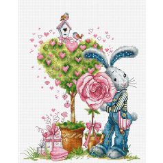 Luca-s keresztszemes készlet - Szeretettel - B1126