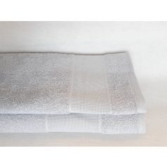   Graziano hímezhető törölköző szett aida betéttel -világos szürke BA2483