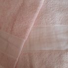 Graziano hímezhető törölköző szett aida betéttel - rózsaszín - BA2515