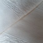 Graziano törölköző szett hímezhető aida betéttel - ekrü - BA2532