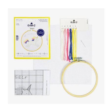 DMC keresztszemes készlet - BK1836 - Unikornis