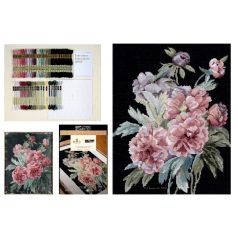 DMC keresztszemes készlet - Bazsarózsa csokor - BK1972/81