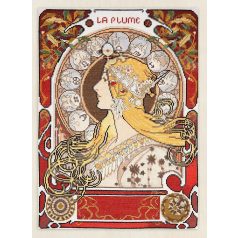 DMC keresztszemes készlet - Mucha: Zodiac - BK20142