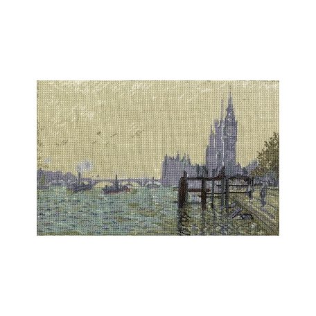 DMC keresztszemes készlet - Monet - Temze a Westminster alatt BL1113/71