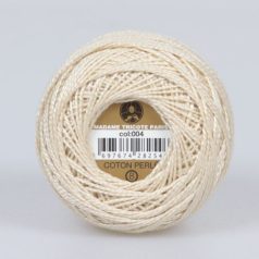   Madame Tricote Paris - 8-as perlé horgoló-, hímző fonal - krém – 0004 - 1/7