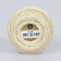   Madame Tricote Paris - 8-as perlé horgoló-, hímző fonal - ekrü - 0006 - 1/5