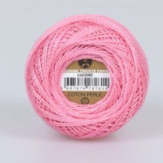   Madame Tricote Paris - 8-as perlé horgoló-, hímző fonal - élénk rózsaszín - 0040 - 4/1