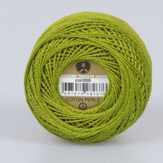   Madame Tricote Paris - 8-as perlé horgoló-, hímző fonal - zöld - 0055 - 10/6