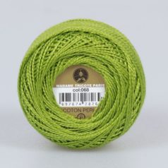   Madame Tricote Paris - 8-as perlé horgoló-, hímző fonal - zöld - 0068 - 10/4