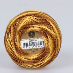   Madame Tricote Paris - 8-as perlé horgoló-, hímző fonal - cirmos barna - 0172 - 16/8