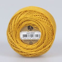  Madame Tricote Paris - 8-as perlé horgoló-, hímző fonal - arany - 0222 - 12/5