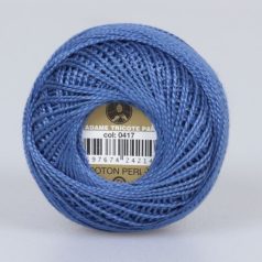   Madame Tricote Paris - 8-as perlé horgoló-, hímző fonal - kék - 0417 - 7/8
