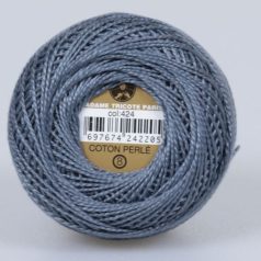   Madame Tricote Paris - 8-as perlé horgoló-, hímző fonal - acél - 0424 - 14/8