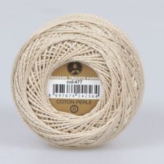   Madame Tricote Paris - 8-as perlé horgoló-, hímző fonal - krém - 0477 - 12/7
