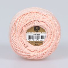   Madame Tricote Paris - 8-as perlé horgoló-, hímző fonal - barackszín - 0512 - 3/2
