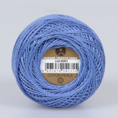   Madame Tricote Paris - 8-as perlé horgoló-, hímző fonal - kék - 4001 - 7/6