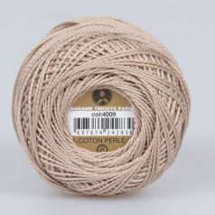   Madame Tricote Paris - 8-as perlé horgoló-, hímző fonal - drapp - 4009 - 12/8