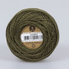   Madame Tricote Paris - 8-as perlé horgoló-, hímző fonal - moha - 4012 - 10/9