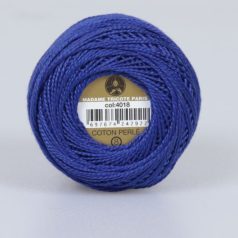   Madame Tricote Paris - 8-as perlé horgoló-, hímző fonal - királykék - 4018 - 8/1