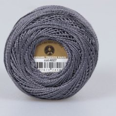   Madame Tricote Paris - 8-as perlé horgoló-, hímző fonal - sötét szürke - 4027 - 15/1