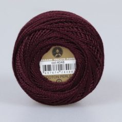   Madame Tricote Paris - 8-as perlé horgoló-, hímző fonal - sötét bordó - 4048 - 5/4