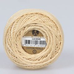   Madame Tricote Paris - 8-as perlé horgoló-, hímző fonal - krém - 4049 - 11/8