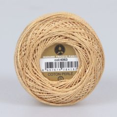   Madame Tricote Paris - 8-as perlé horgoló-, hímző fonal - világos barna - 4063 - 11/9