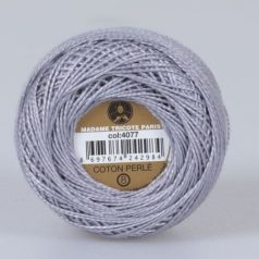   Madame Tricote Paris - 8-as perlé horgoló-, hímző fonal - szürke - 4077 - 14/6