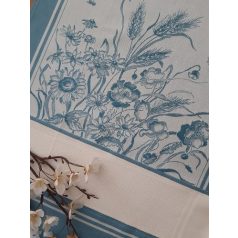 Hímezhető konyharuha - CU4255 - Nyári mező, kék